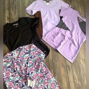 Grey’s Anatomy & Cherokee Women’s Scrub Top Set (S)